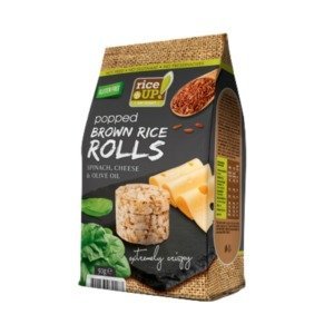 لفائف أرز بني مقرمشة بنكهة السبانخ والجبن من رايس أب <br> <span class='text-color-warm'>سيتوفر قريباً</span>