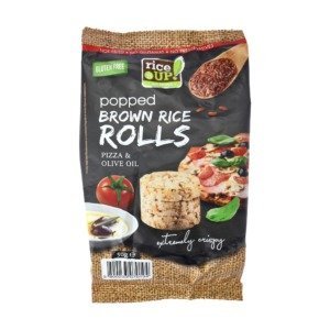 لفائف أرز بني من رايس أب بنكهة البيتزا وزيت الزيتون <br> <span class='text-color-warm'>سيتوفر قريباً</span>