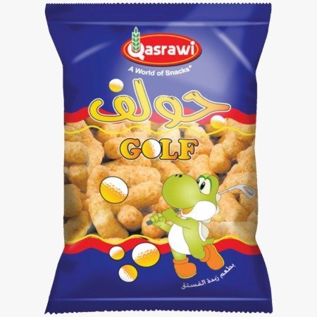 كيس شيبس جولف من القصراوي بنكهة زبدة الفستق