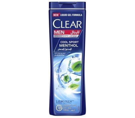 كلير شامبو للرجال ضد القشرة بالمنثول المنعش مع النعناع - 400 مل