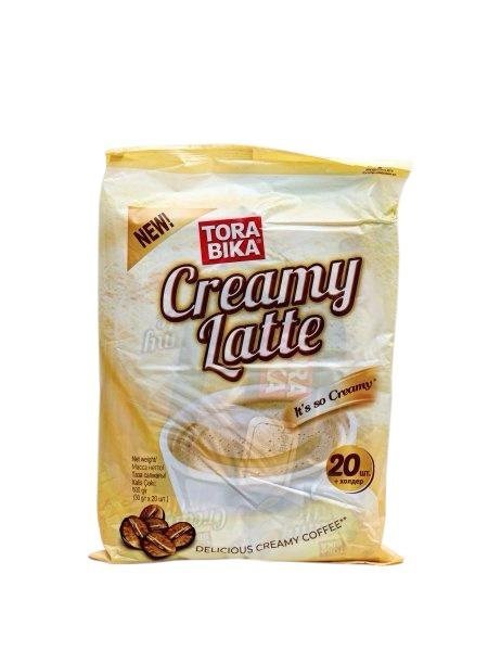 قهوة تورابيكا كريمي لاتيه (Tora Bika Creamy Latte) - عبوة تحتوي على 20 كيس. <br> <span class='text-color-warm'>سيتوفر قريباً</span>