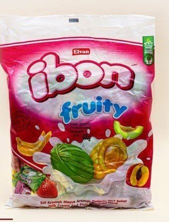 آيبون (ibon)، حلوى صلبة (Hard Candy) بنكهة الفواكه مع الحليب من شركة Elvan