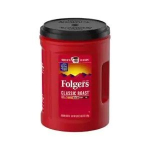قهوة مطحونة: فولجرز كلاسيك روست (Folgers Classic Roast).