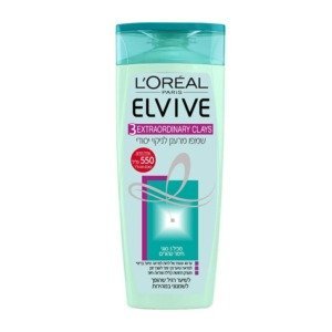 الأخضر (بـ 3 أنواع من الطين للشعر الدهني).