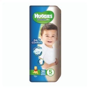 مقاس 5 (12-22 كجم) - 36 حفاضة