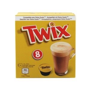 كبسولات شوكولاتة تويكس الساخنة (8 كبسولات). <br> <span class='text-color-warm'>سيتوفر قريباً</span>
