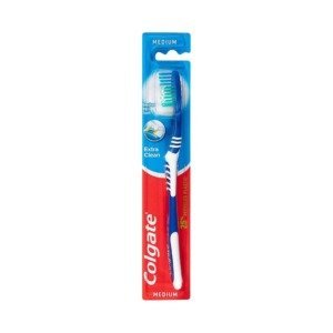 فرشاة أسنان كولجيت (Colgate): فرشاة أسنان "Extra Clean" بشعيرات متوسطة (Medium). <br> <span class='text-color-warm'>سيتوفر قريباً</span>