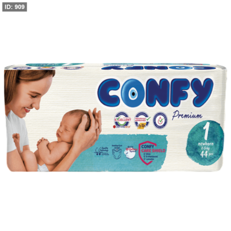 كونفي فوط حفاضات نمرة (1)