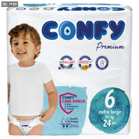 كونفي فوط حفاضات نمرة (6)