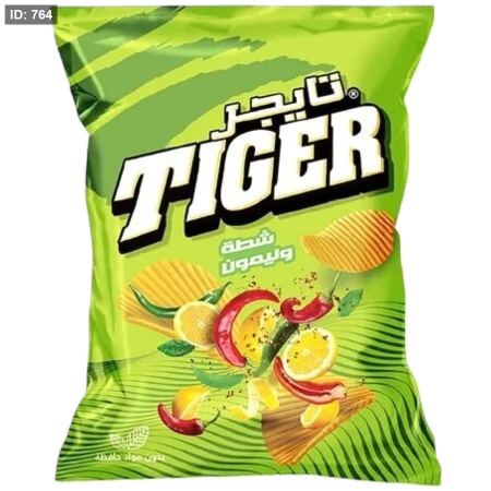تايجر شيبس شطة وليمون 12 غم